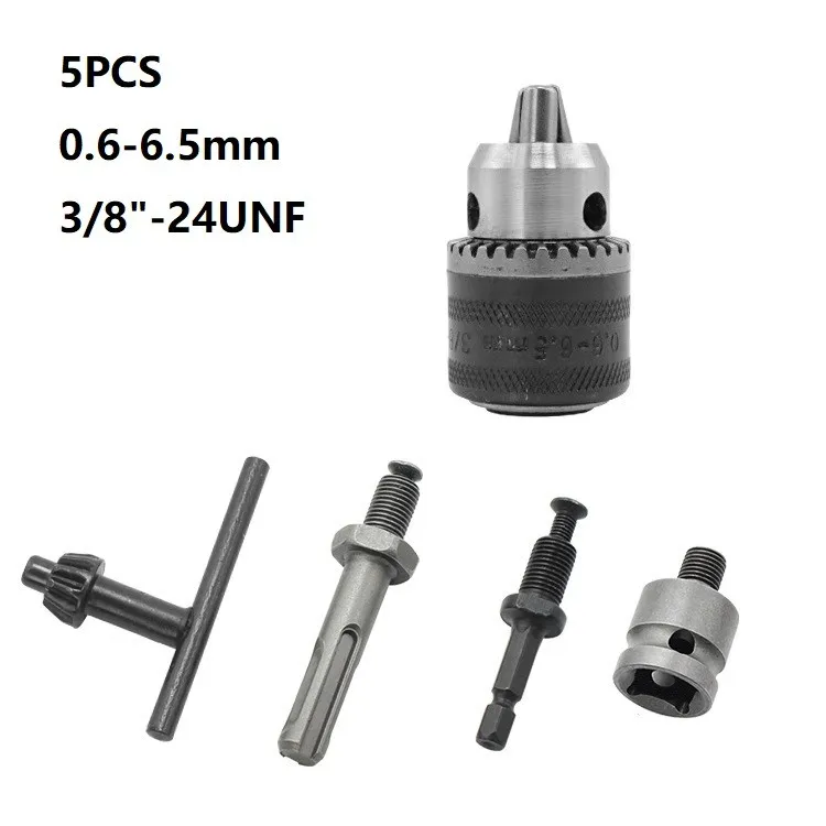 5PCS 0.6-6.5mm Precise Drill Chuck Converter Angle Grinder Conversion Chuck Keyless Drill Chuck For Rotary Tools Fast Shipping
5PCS 0.6-6.5mm Precise Drill Chuck Converter Angle Grinder Conversion Chuck Keyless Drill Chuck For Rotary Tools Fast Shipping
