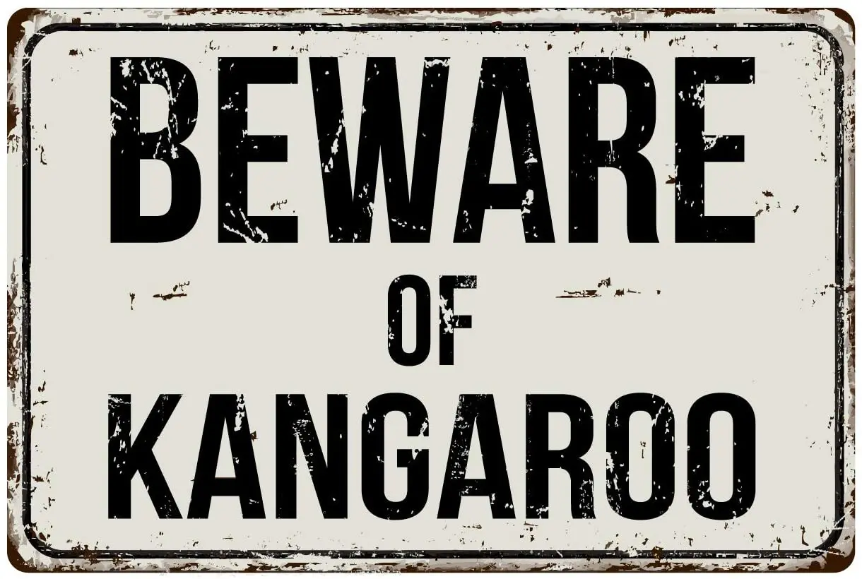 Deerts 343VS Beware of Kangaroo 8 x 12 Vintage Aluminum Retro Metal Sign
Deerts 343VS Beware of Kangaroo 8 x 12 Vintage Aluminum Retro Metal Sign