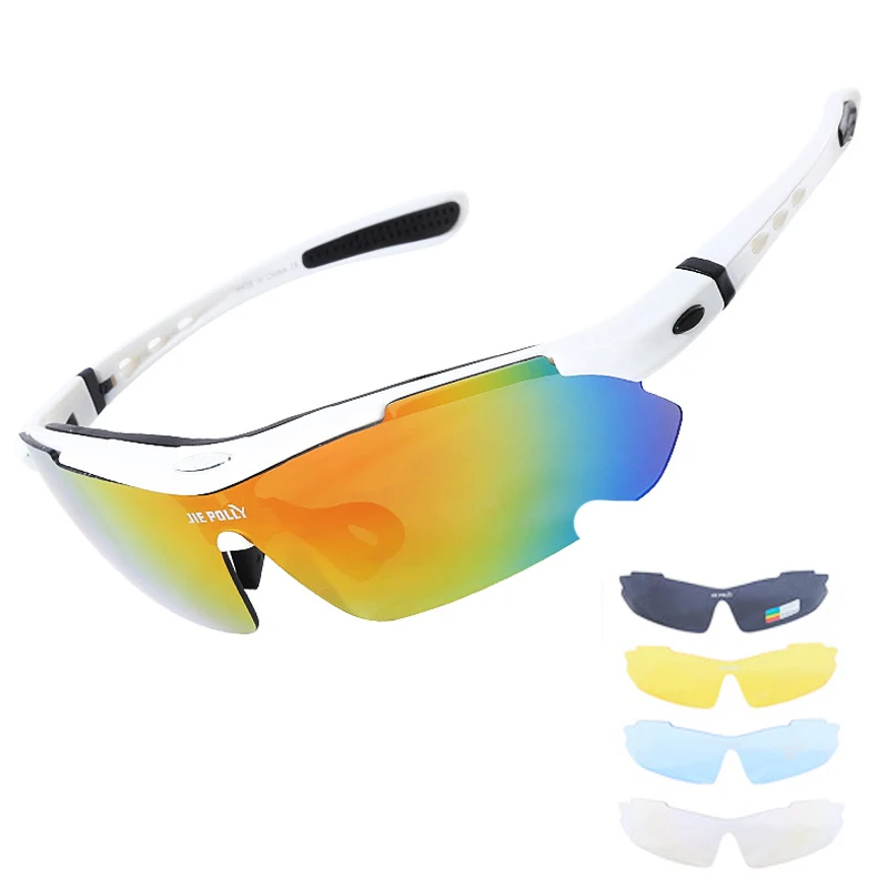 Очки велосипедные унисекс, Поляризованные, с 4 линзами, UV400, TR90 
Очки велосипедные унисекс, Поляризованные, с 4 линзами, UV400, TR90