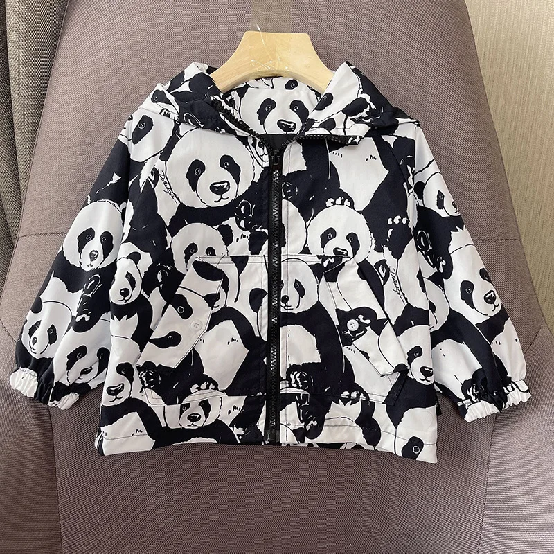 Panda Jacket Spring Autumn Coat Girls Kids Outerwear Teenage Top Children Clothes School Long Sleeve High Quality
Panda Jacket Spring Autumn Coat Girls Kids Outerwear Teenage Top Children Clothes School Long Sleeve High Quality