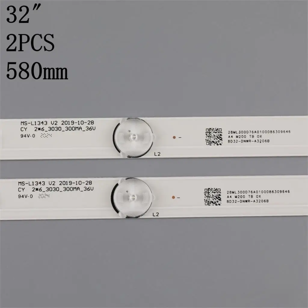 LED TV s светодиодная лента-подсветка V1 V2 8D32-DNWR-A3206B 32 "LED Bar CY 2*6 _ 3030 300M 36V Bands MS-L1343 |