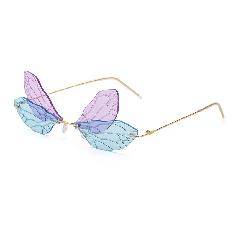 Butterfly Bar Fashion Personality Catwalk Dragonfly Sunglasses European and American Disco Colorful Wings Sunglasses Female
Butterfly Bar Fashion Personality Catwalk Dragonfly Sunglasses European and American Disco Colorful Wings Sunglasses Female