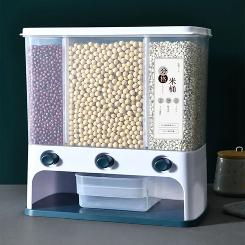 Transparent Sealed Storage Box Grains Food Storage Tank Wall-Mounted Moisture-Proof Rice Barrels Bean Dispenser
Transparent Sealed Storage Box Grains Food Storage Tank Wall-Mounted Moisture-Proof Rice Barrels Bean Dispenser