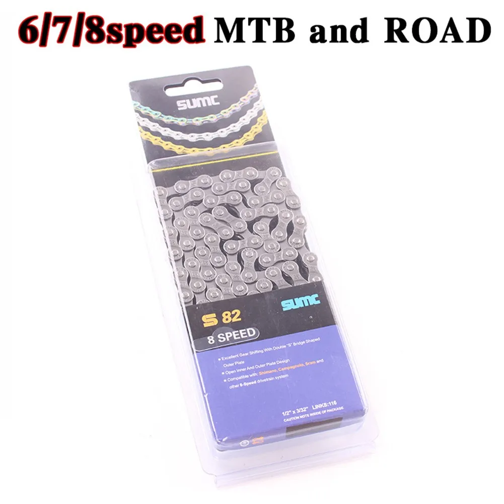Mountain Road Bicycle Shifting Chain 6 / 7 / 8 Speed 116 Links Quicklink Bike Cycling Replace Repair Chain Accessories
Mountain Road Bicycle Shifting Chain 6 / 7 / 8 Speed 116 Links Quicklink Bike Cycling Replace Repair Chain Accessories