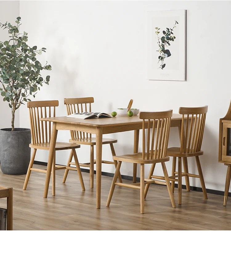 Nordic creative solid wood Windsor chair small apartment Japanese style home oak dining chair modern minimalist log dining chair
Nordic creative solid wood Windsor chair small apartment Japanese style home oak dining chair modern minimalist log dining chair