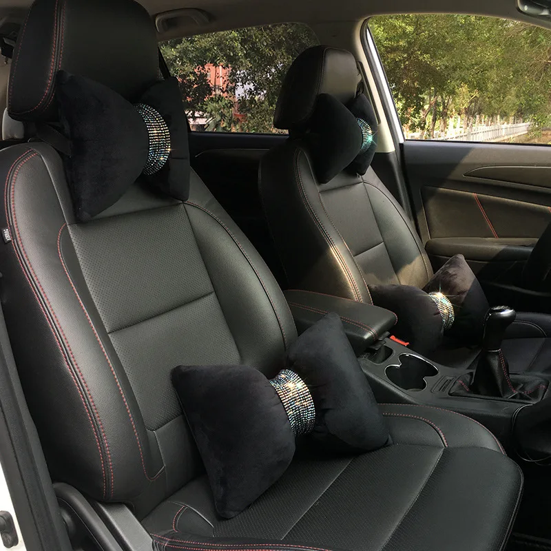 Подушка для шеи на автомобильный подголовник, подушка на талию, чехол на руль, бант с милым алмазным узором, модное украшение интерьера, авто...
Подушка для шеи на автомобильный подголовник, подушка на талию, чехол на руль, бант с милым алмазным узором, модное украшение интерьера, авто...