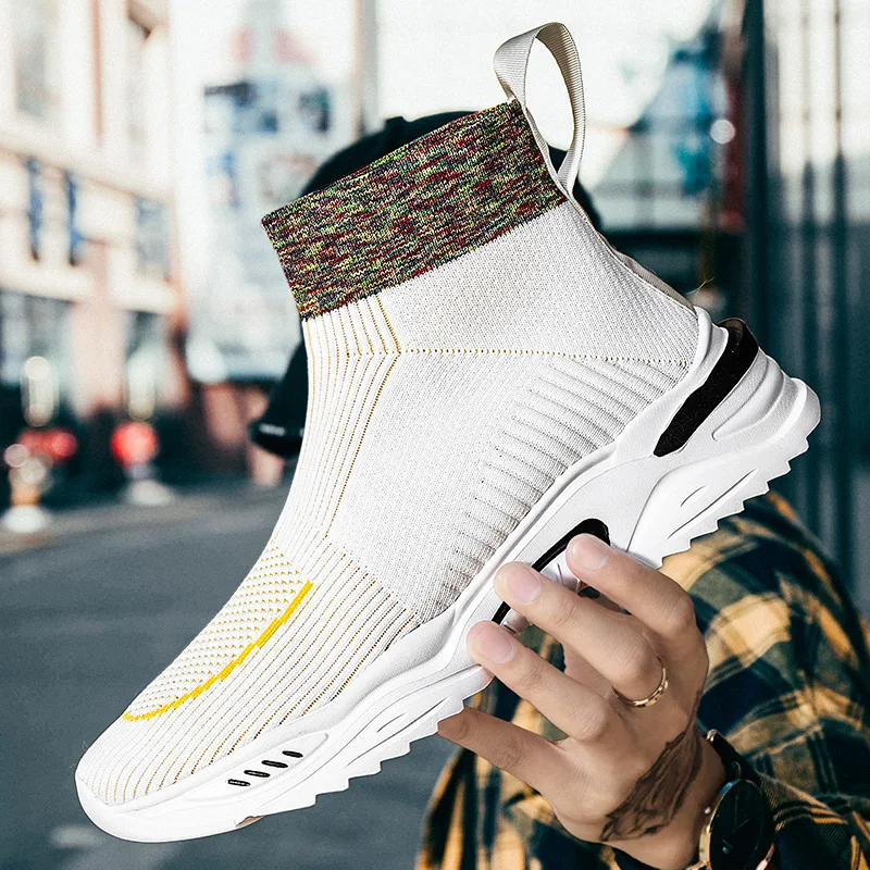 High Top Men Sneakers Mesh Comfortable Men Running Shoes Chunky Outdoor Men Sport Shoes Tenis Masculino Gym Shoes for Men
High Top Men Sneakers Mesh Comfortable Men Running Shoes Chunky Outdoor Men Sport Shoes Tenis Masculino Gym Shoes for Men