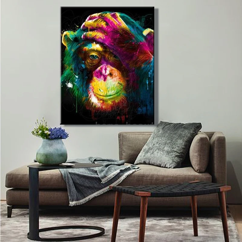 paint by number art painting by numbers Chimpanzee Lion Elephant Animal abstract manual DIY Picture hanging in bedroom
paint by number art painting by numbers Chimpanzee Lion Elephant Animal abstract manual DIY Picture hanging in bedroom