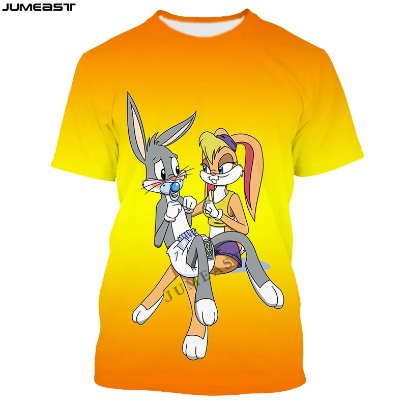Jumeast Men Women 3D T-Shirt Oversized Male Female Cartoon Anime Bugs Bunny Short Sleeve T Shirt Sport Pullover Tops Tees
Jumeast Men Women 3D T-Shirt Oversized Male Female Cartoon Anime Bugs Bunny Short Sleeve T Shirt Sport Pullover Tops Tees