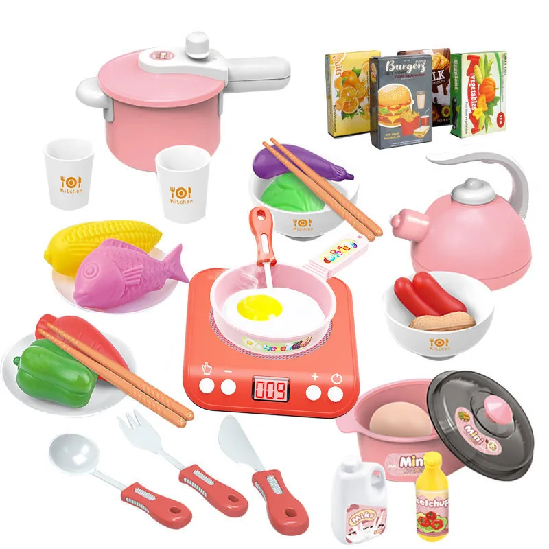 36pcs Children Kitchen Toys Cookware Pot Pan Kids Pretend Play Toy Cook Simulation Kitchen Utensils Toys For Children
36pcs Children Kitchen Toys Cookware Pot Pan Kids Pretend Play Toy Cook Simulation Kitchen Utensils Toys For Children