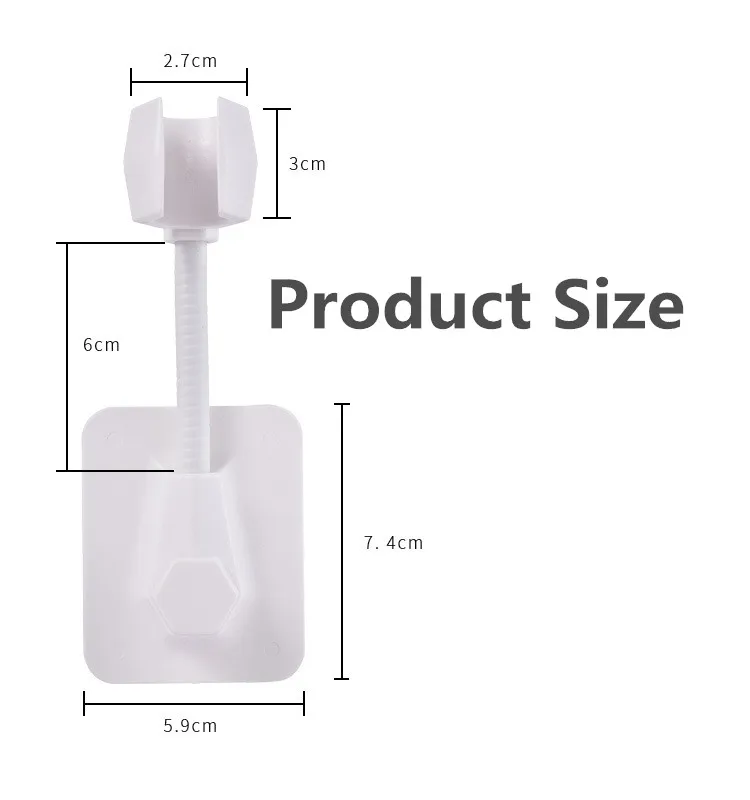 1pc Portable Universal Adjustable Bathroom Shower Bracket Wall-mounted Shower Bracket Shower Bracket Bathroom Accessories Hook
1pc Portable Universal Adjustable Bathroom Shower Bracket Wall-mounted Shower Bracket Shower Bracket Bathroom Accessories Hook