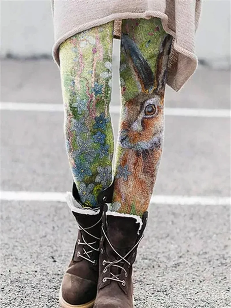 Casual 2021 Women Printed Print Elastic Waist Slim Long Boot Pants Leggings Pantalones Close-Fitting Trousers Pants Women
Casual 2021 Women Printed Print Elastic Waist Slim Long Boot Pants Leggings Pantalones Close-Fitting Trousers Pants Women
