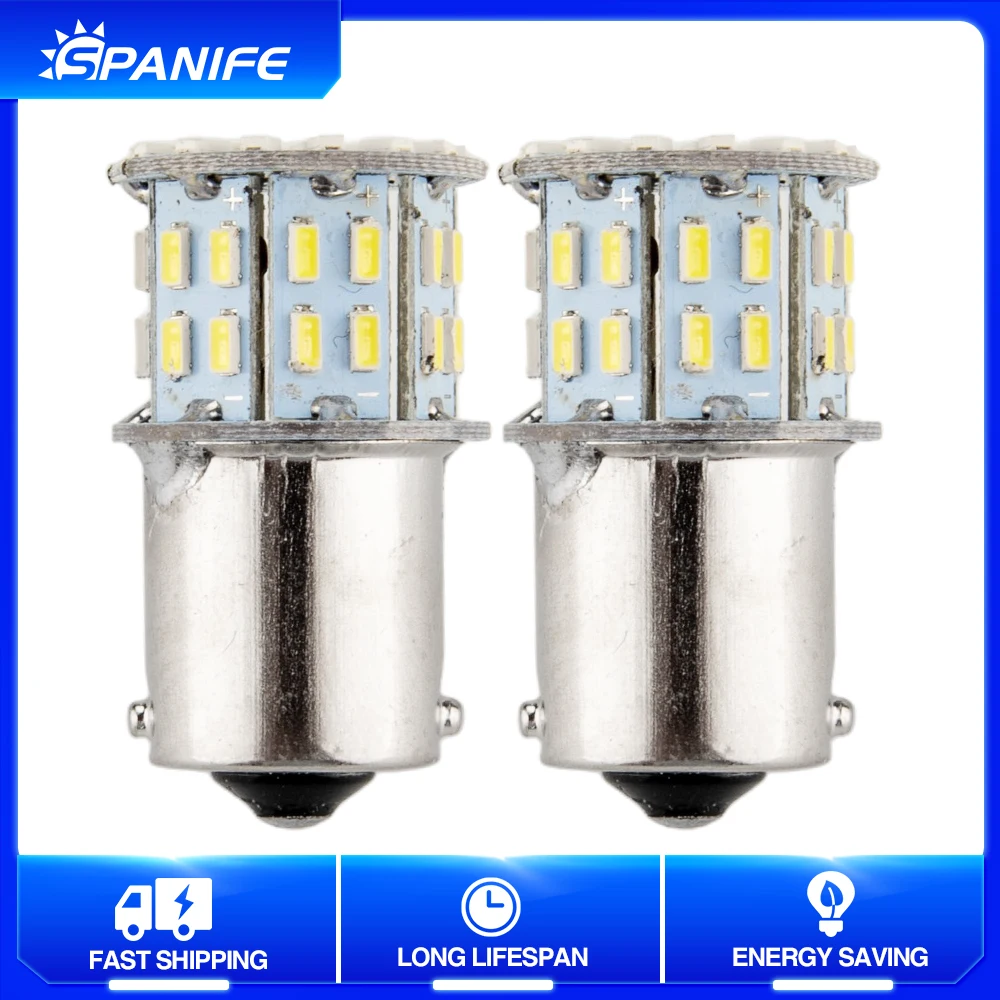 Spanife Canbus 2x P21W 1157 Bay15d 1156 BA15S P21W LED Turn Signal Bulb COB Car Interior Light Parking Reverse Back Brake Lamp
Spanife Canbus 2x P21W 1157 Bay15d 1156 BA15S P21W LED Turn Signal Bulb COB Car Interior Light Parking Reverse Back Brake Lamp