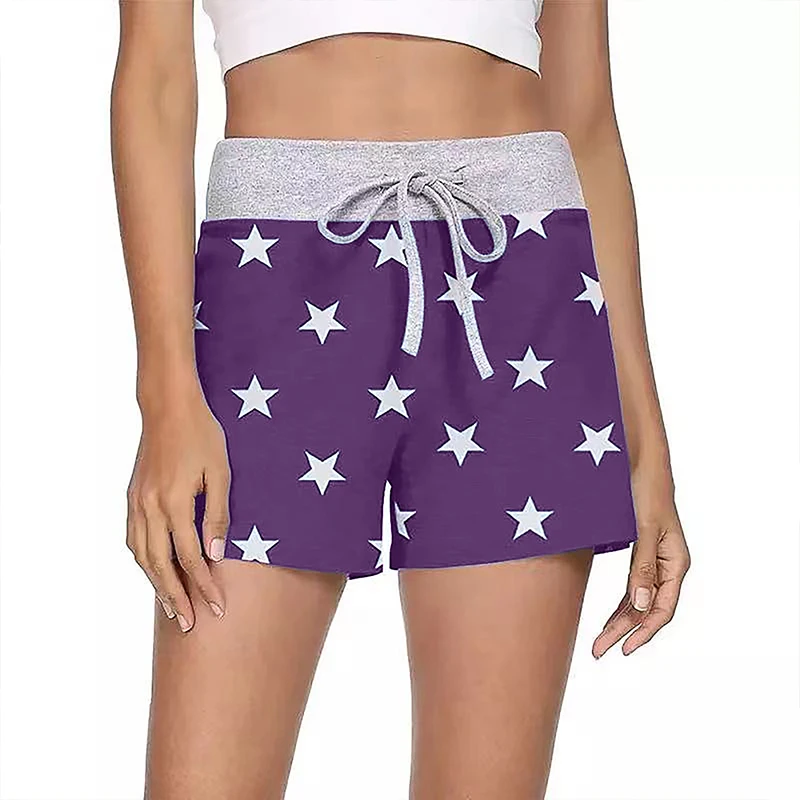 Fashion Summer Star Printed Shorts Women Sexy Sweatshorts Loose Drawstring Elastic Waist Pocket Casual Beach Streetwear Clothes
Fashion Summer Star Printed Shorts Women Sexy Sweatshorts Loose Drawstring Elastic Waist Pocket Casual Beach Streetwear Clothes