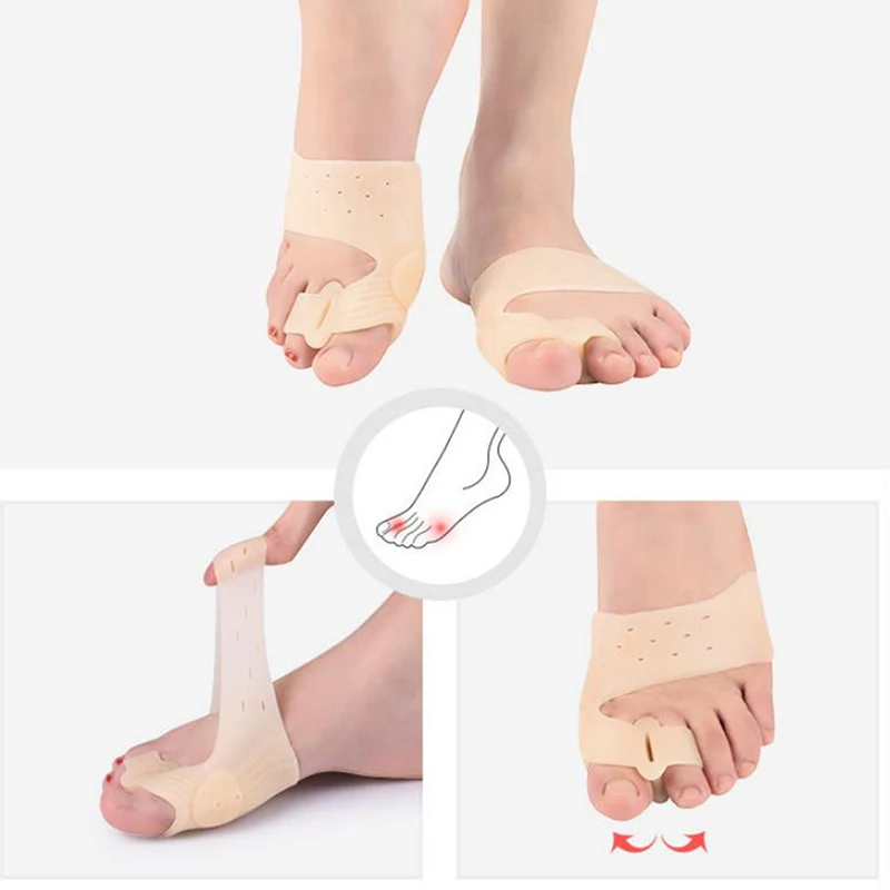 Silicone Bunion Corrector Toe Separator Bunions Toe Corrector Valgus For Toe Haluksy Finger Separator Hallux Valgus Corrector
Silicone Bunion Corrector Toe Separator Bunions Toe Corrector Valgus For Toe Haluksy Finger Separator Hallux Valgus Corrector