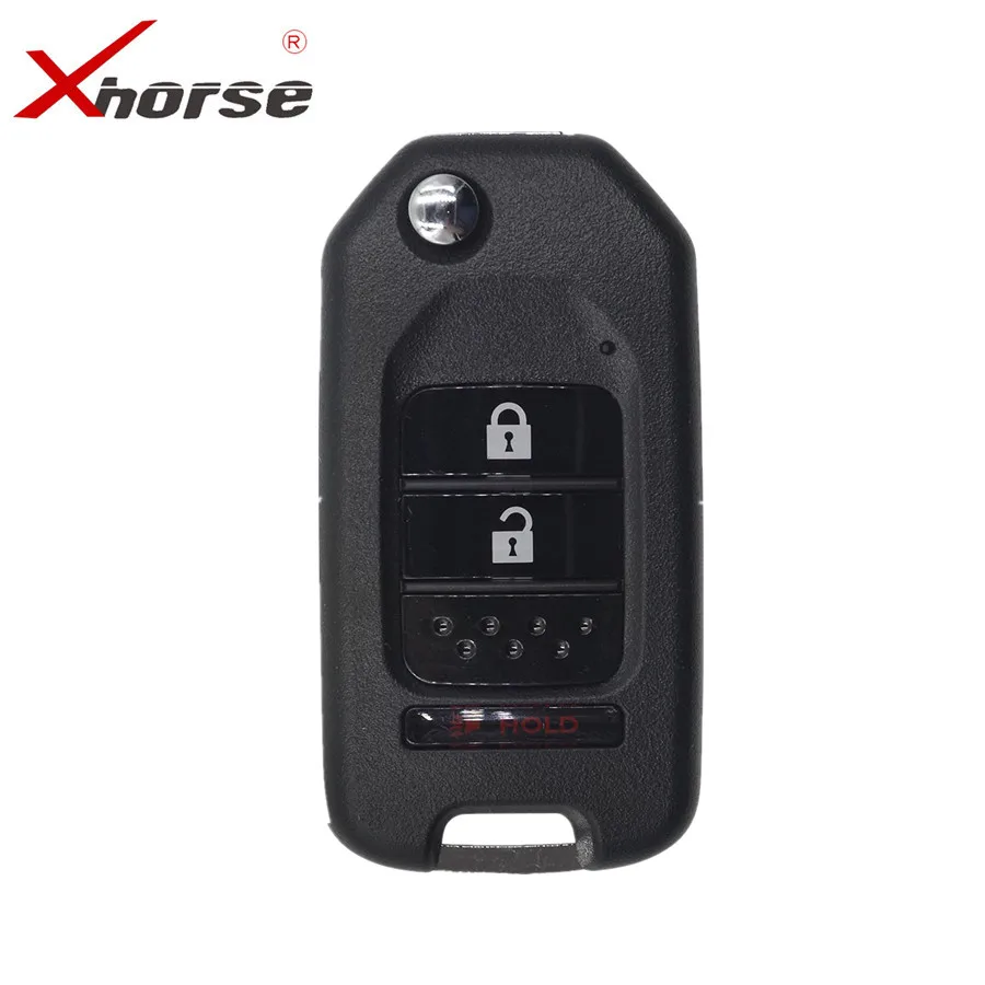 XHORSE XNHO02EN ключ программист дистанционный для Honda стиль флип 3 кнопки пульты