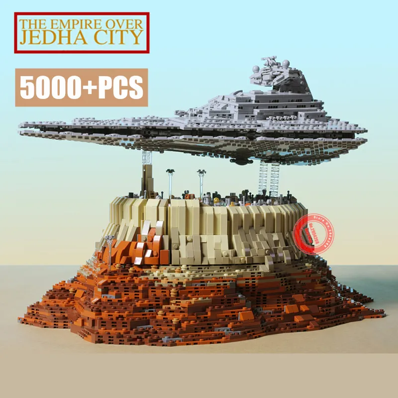 MOC первый заказ Звездный Разрушитель Звездные войны Империя над Jedha подходит 18916