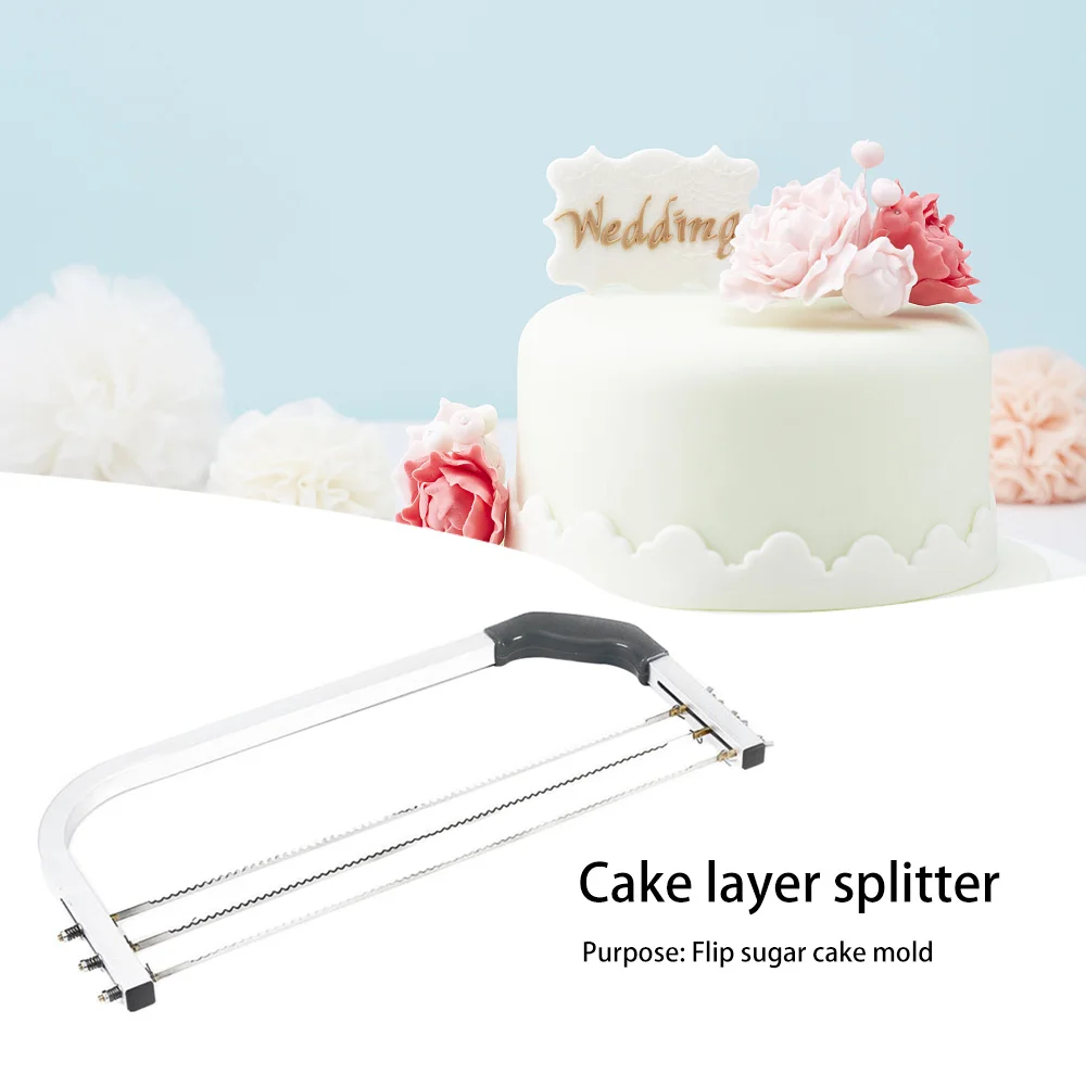 1PC Adjustable Large 3 Blades Cake Cutter Interlayer Cake Slicer DIY Household Baking Tools Leveler Stainless Steel Cut Saw
1PC Adjustable Large 3 Blades Cake Cutter Interlayer Cake Slicer DIY Household Baking Tools Leveler Stainless Steel Cut Saw