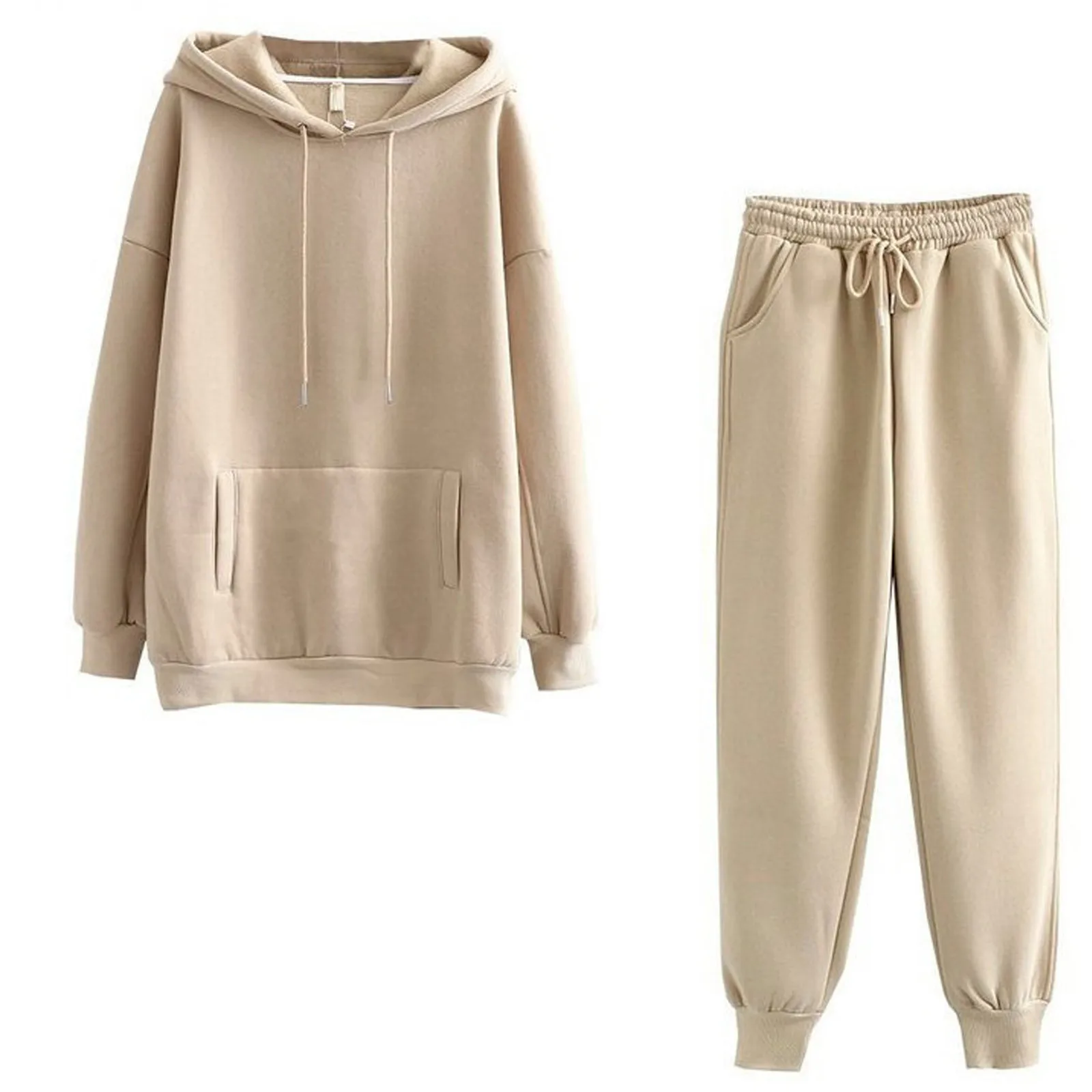 Women Tracksuits Autumn Winter Thick Fleece Warm sports Suits 2 Pieces Sets Female Casual Long Sleeve Hooded Sweatshirt Outfit
Women Tracksuits Autumn Winter Thick Fleece Warm sports Suits 2 Pieces Sets Female Casual Long Sleeve Hooded Sweatshirt Outfit