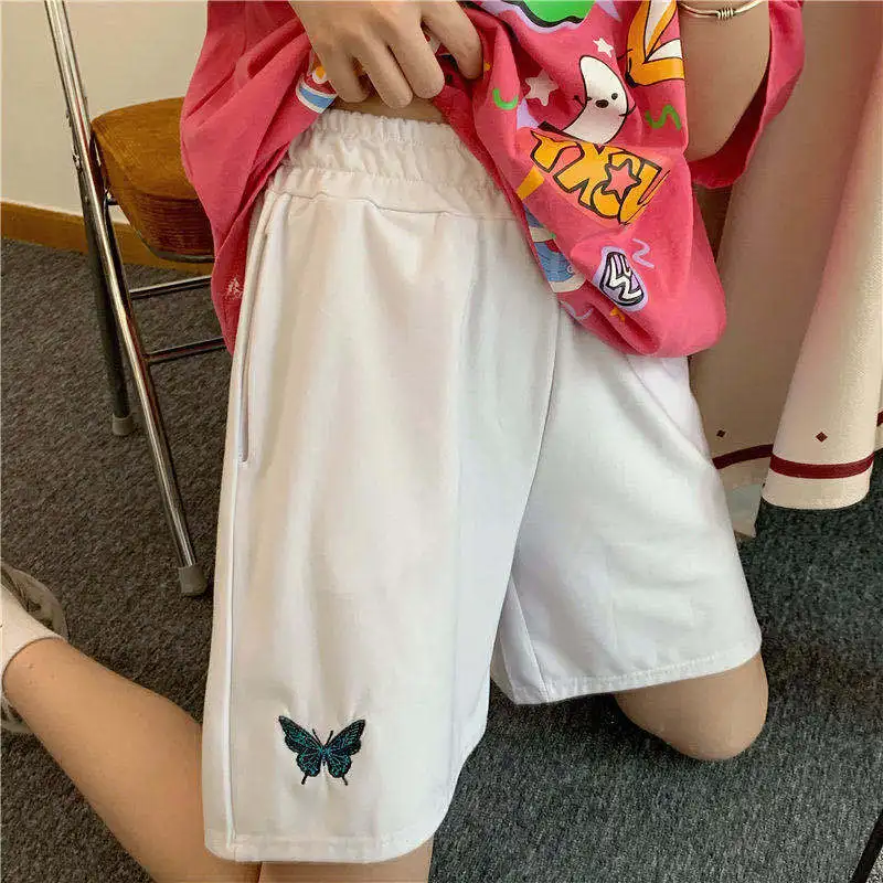 shorts traf Butterfly embroidery summer Korean style Loose wide legs femme short sets casual harajuku plus size women clothing
shorts traf Butterfly embroidery summer Korean style Loose wide legs femme short sets casual harajuku plus size women clothing