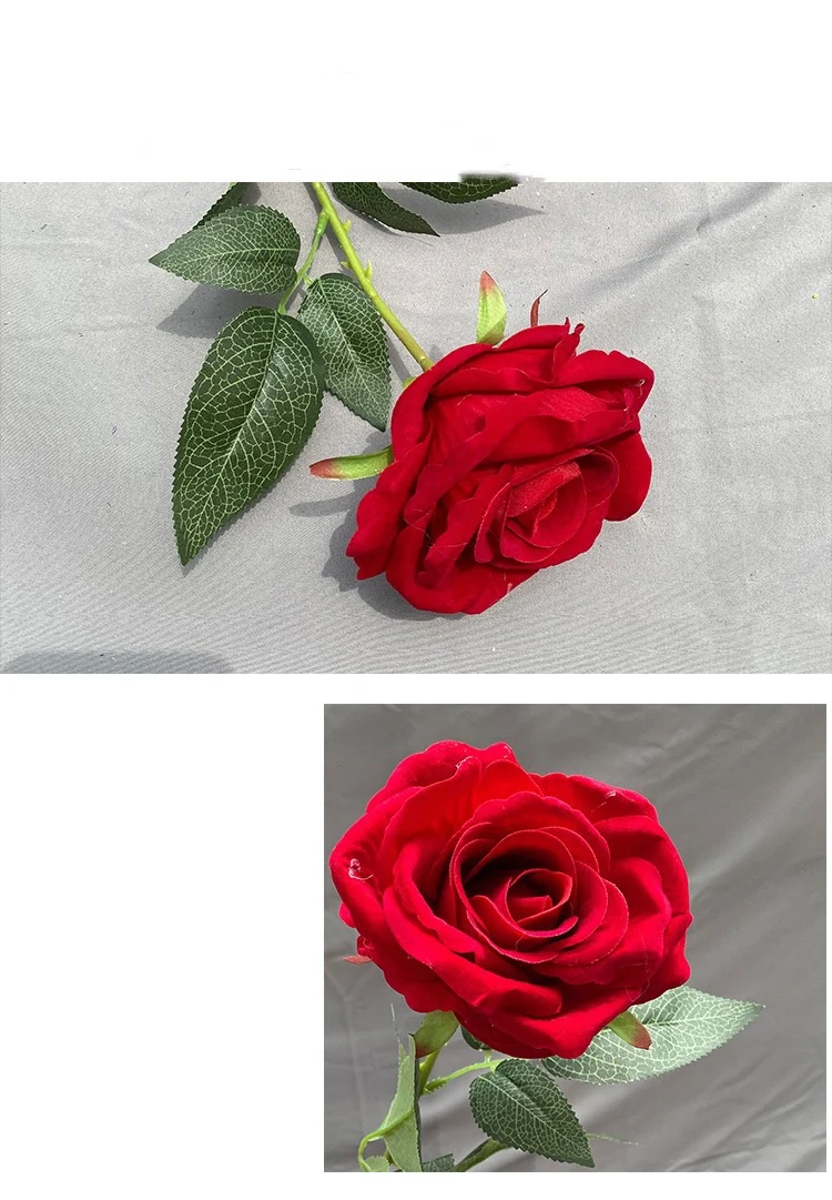 Artificial Flower Single Rose Artificial Bouquet Wedding Holiday Gift Flower DIY Home Decoration
Artificial Flower Single Rose Artificial Bouquet Wedding Holiday Gift Flower DIY Home Decoration