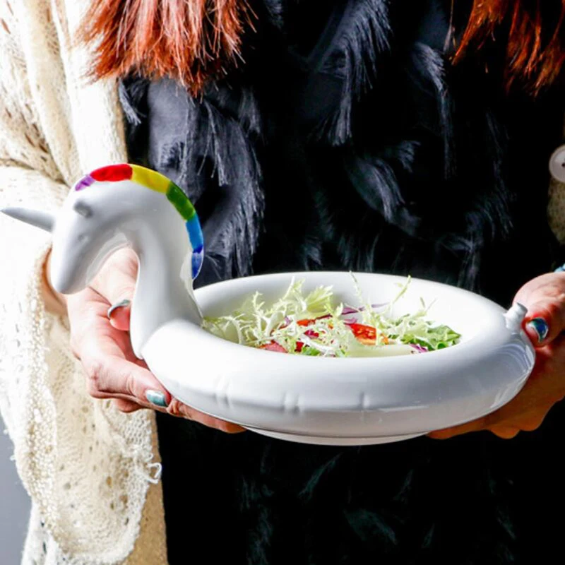 Flamingo Ceramic Dessert Bowl Unicorn Snack Plate Ceramic Jewelry Storage Plate Fruit Salad Ice Cream Bowl Home Decoration Tray 
Flamingo Ceramic Dessert Bowl Unicorn Snack Plate Ceramic Jewelry Storage Plate Fruit Salad Ice Cream Bowl Home Decoration Tray