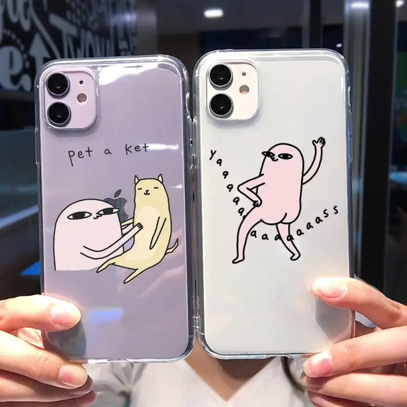 Pink Cartoon Funny Ketnipz Phone Case For Iphone 11 12 13 Pro Max 5s 6s 7 8 Plus X Xr Xs Max Se 2020 13mini Transparent Cover
Pink Cartoon Funny Ketnipz Phone Case For Iphone 11 12 13 Pro Max 5s 6s 7 8 Plus X Xr Xs Max Se 2020 13mini Transparent Cover
