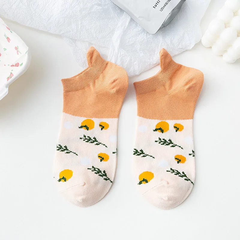 10pairs/lot Socks Spring Summer Combed Cotton Women's Boat Strawberry Sweet Girl Slippers Invisible Kawaii Dots lattice flower
10pairs/lot Socks Spring Summer Combed Cotton Women's Boat Strawberry Sweet Girl Slippers Invisible Kawaii Dots lattice flower