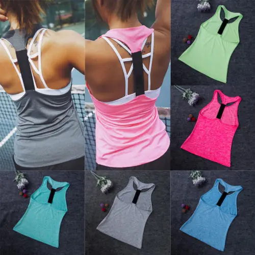 Casual Sleeveless Yoga Shirts Women Gym Tank Vest Tops Running Sporting Stretch Fast Dry Wicking Fitness Sports Bras
Casual Sleeveless Yoga Shirts Women Gym Tank Vest Tops Running Sporting Stretch Fast Dry Wicking Fitness Sports Bras