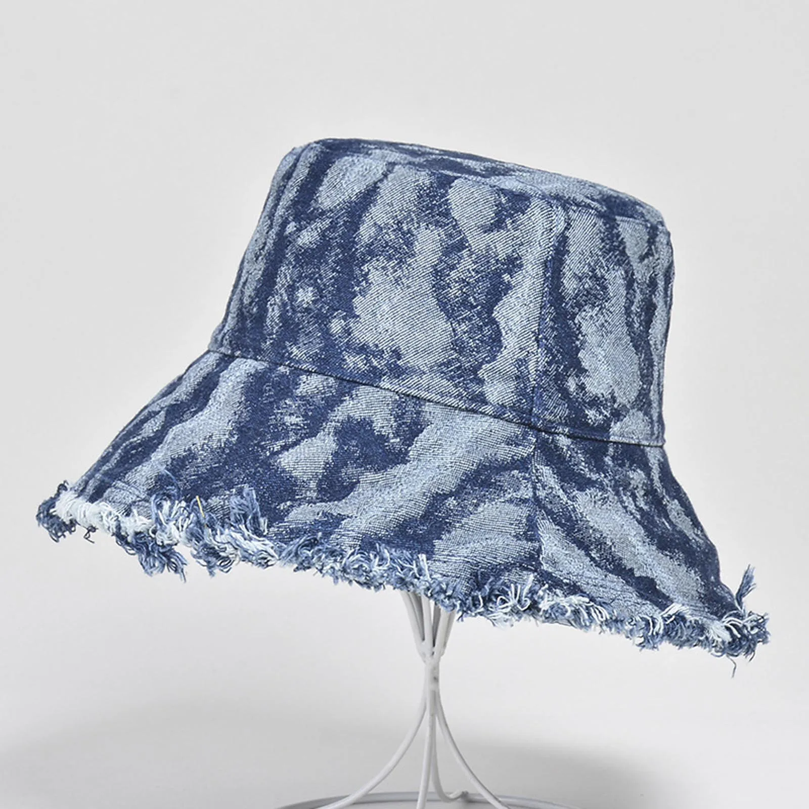 #5 Adult Fashion Tie-dye Denim Sunshade Fisherman Hat Basin Hat Outdoor Bucket Sun Hat Street Headwear Fisherman Outdoor Cap
#5 Adult Fashion Tie-dye Denim Sunshade Fisherman Hat Basin Hat Outdoor Bucket Sun Hat Street Headwear Fisherman Outdoor Cap