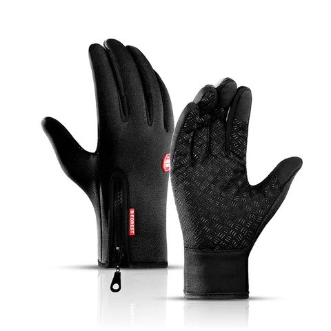 Зимние велосипедные перчатки WorthWhile, теплые водонепроницаемые перчатки с закрытыми пальцами для сенсорного экрана, для езды на мотоцикле