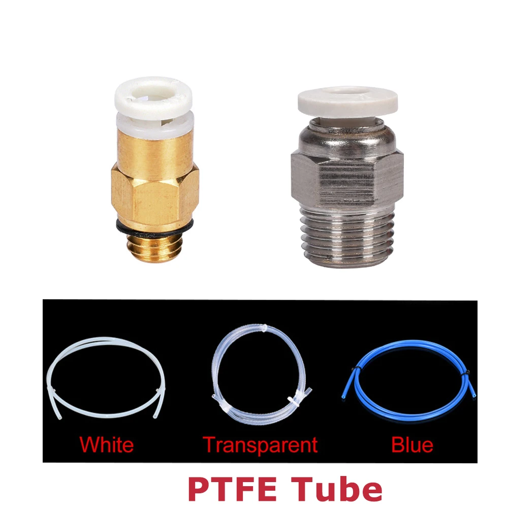 PC4-01 Pneumatic Connector PTFE Tube Teflonto PiPe Fitting Connect Quick Fitting Bowden For Ender 3 CR10 Hotend 3D Printer Parts
PC4-01 Pneumatic Connector PTFE Tube Teflonto PiPe Fitting Connect Quick Fitting Bowden For Ender 3 CR10 Hotend 3D Printer Parts
