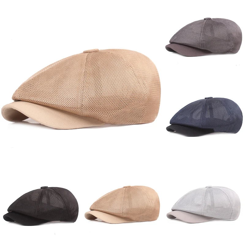 New Fashion Spring Summer Men Mesh beret Hats Breathable Berets Caps for Women Touring Cap Unisex Outdoor Sport Sunhat gorras
New Fashion Spring Summer Men Mesh beret Hats Breathable Berets Caps for Women Touring Cap Unisex Outdoor Sport Sunhat gorras