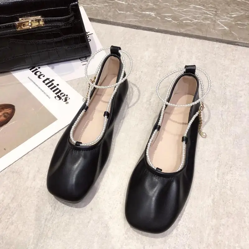 Shoes Woman 2021 Low Heels Modis Female Footwear Pearl Decorateion Square Toe Elegant Shallow Mouth Casual Sneaker New Cute Dres
Shoes Woman 2021 Low Heels Modis Female Footwear Pearl Decorateion Square Toe Elegant Shallow Mouth Casual Sneaker New Cute Dres