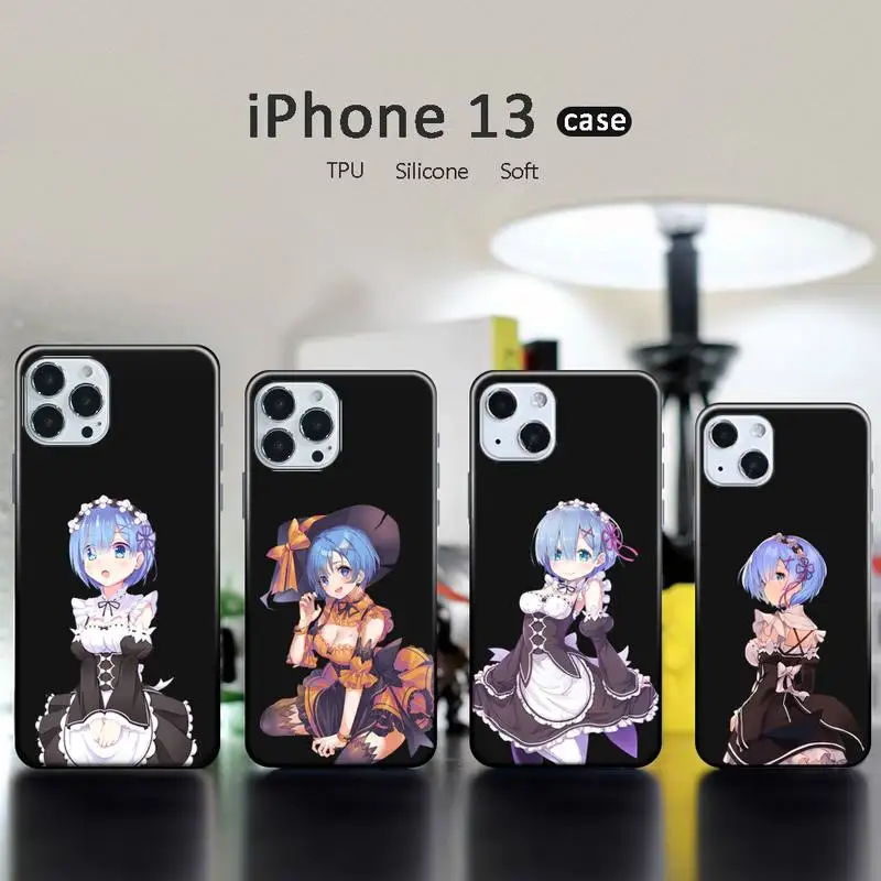 Hot Anime ReZERO Ram Rem Phone Case for iphone 13 12 11 pro mini XS max 6 6s 7 8 plus X XR soft TPU coque shell funda
Hot Anime ReZERO Ram Rem Phone Case for iphone 13 12 11 pro mini XS max 6 6s 7 8 plus X XR soft TPU coque shell funda