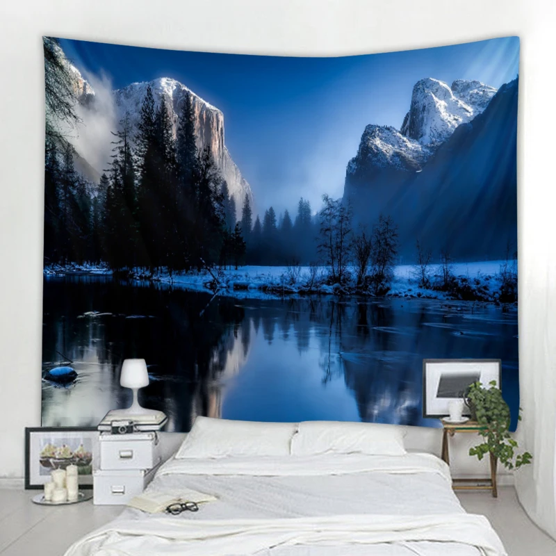 Forest Tapestry Lakeside Forest Water Reflection Background Wall Mounted Tapestry Various Sizes Home Decor
Forest Tapestry Lakeside Forest Water Reflection Background Wall Mounted Tapestry Various Sizes Home Decor
