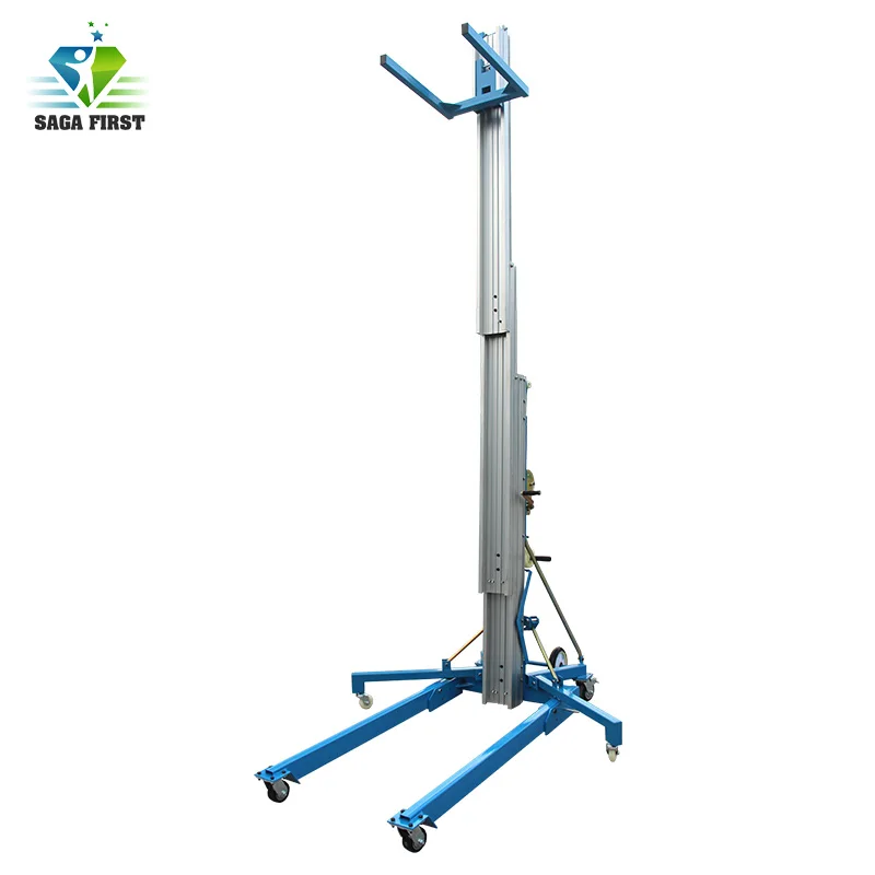 Single Mast Light Weight Electric Hydraulic Aluminum Mast Vertical Man Lift
Single Mast Light Weight Electric Hydraulic Aluminum Mast Vertical Man Lift