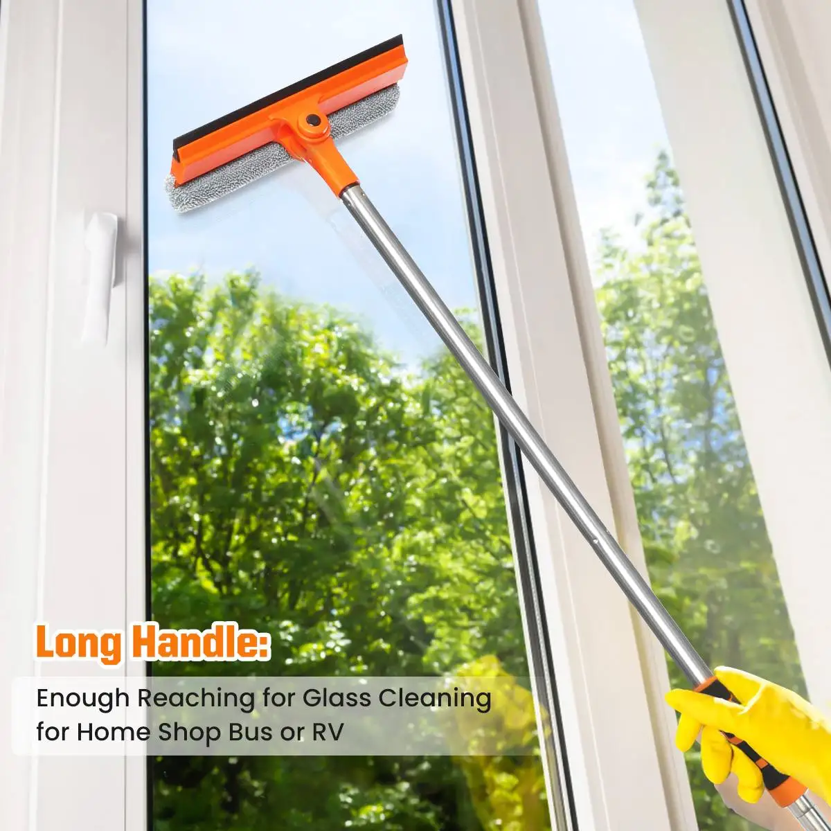 180° Glass Window Cleaner Wiper Squeegee Sponge Home Cleaning Tools Rotatable 115cm Brush Head Household Accessories Mop Cover
180° Glass Window Cleaner Wiper Squeegee Sponge Home Cleaning Tools Rotatable 115cm Brush Head Household Accessories Mop Cover