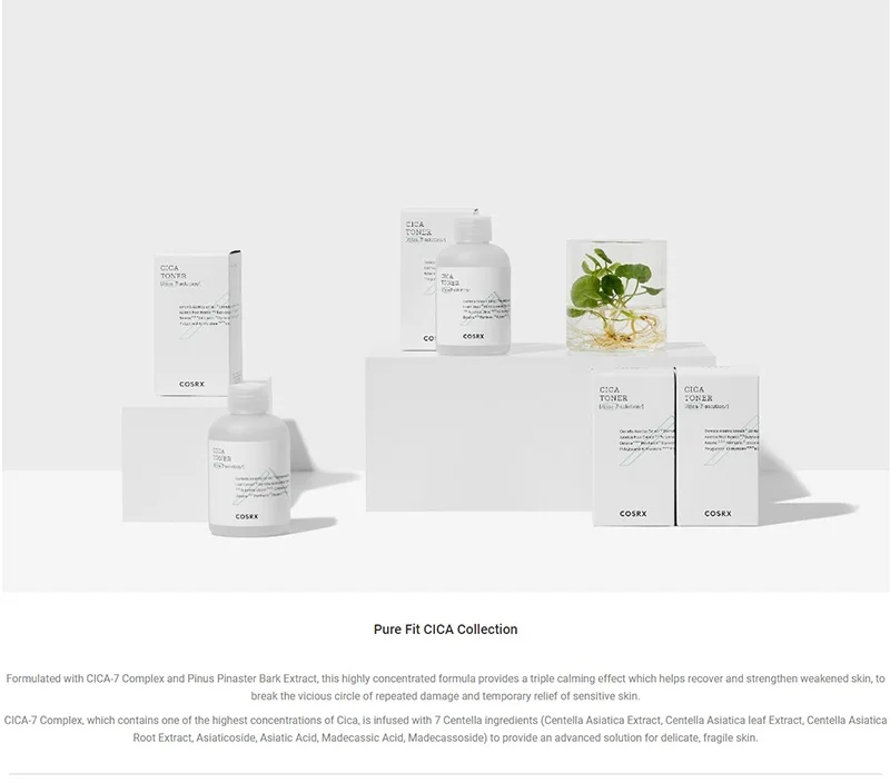 COSRX Pure Fit Cica Toner 150ml Korean Centella Asiatica Relieving Toner Skin Moisturizing Whitening Facial Acne Treatment Care 
COSRX Pure Fit Cica Toner 150ml Korean Centella Asiatica Relieving Toner Skin Moisturizing Whitening Facial Acne Treatment Care