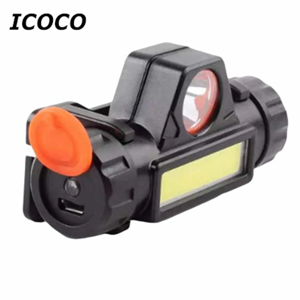 ICOCO COB Waterproof LED Headlight Work Light 2 Light Modes Built-in Magnetic Headlight with 18650 Battery for Fishing Camping
ICOCO COB Waterproof LED Headlight Work Light 2 Light Modes Built-in Magnetic Headlight with 18650 Battery for Fishing Camping