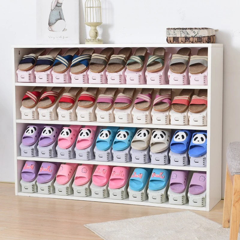 Double-layer Convenient Plastic Shoe Rack Cleaning Storage Shoe Rack Living Room Shoe Box Shoes Organizer Home Stand Shelf
Double-layer Convenient Plastic Shoe Rack Cleaning Storage Shoe Rack Living Room Shoe Box Shoes Organizer Home Stand Shelf