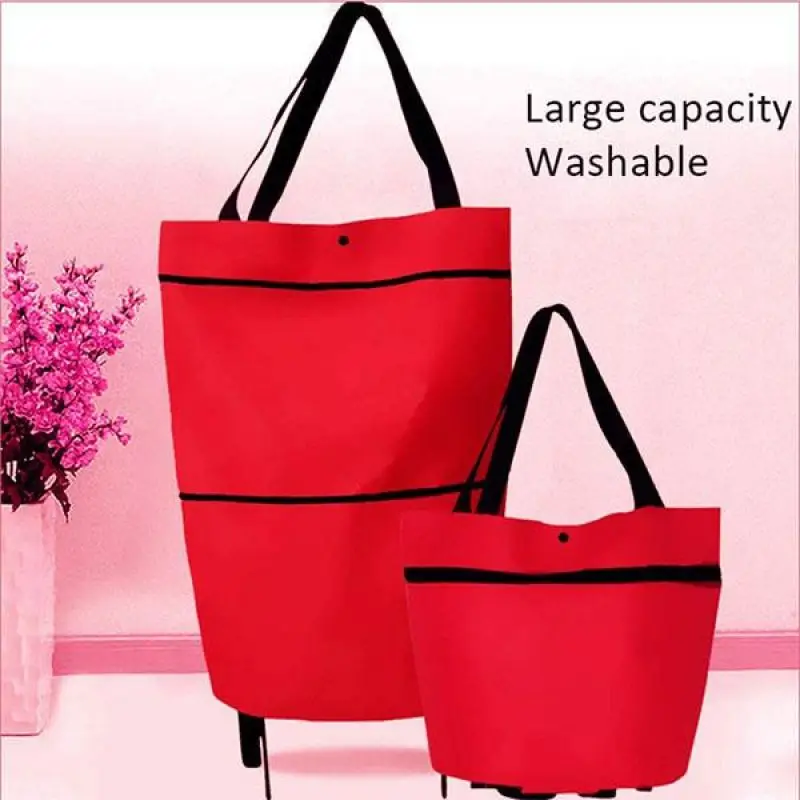 Foldable Shopping Trolley Tote Bag Oxford Cloth Folding Shopping Large Capacity Trolley Bags Reusable Eco-friendly Bag Handbags
Foldable Shopping Trolley Tote Bag Oxford Cloth Folding Shopping Large Capacity Trolley Bags Reusable Eco-friendly Bag Handbags