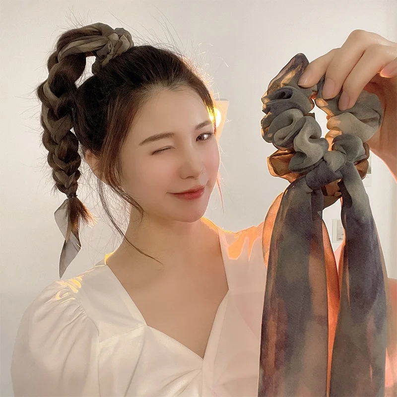 Cross-border super fairy tie horsetail streamer head rope net red new headband female tie hair bow tie headdress hair ring
Cross-border super fairy tie horsetail streamer head rope net red new headband female tie hair bow tie headdress hair ring