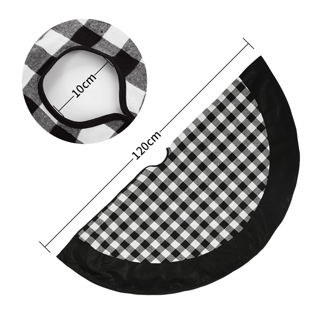 47 Inch Round Plaid Soft Floor Mat Carpet Christmas Tree Skirt Apron Decoration Christmas Tree New Year Home Decoration
47 Inch Round Plaid Soft Floor Mat Carpet Christmas Tree Skirt Apron Decoration Christmas Tree New Year Home Decoration