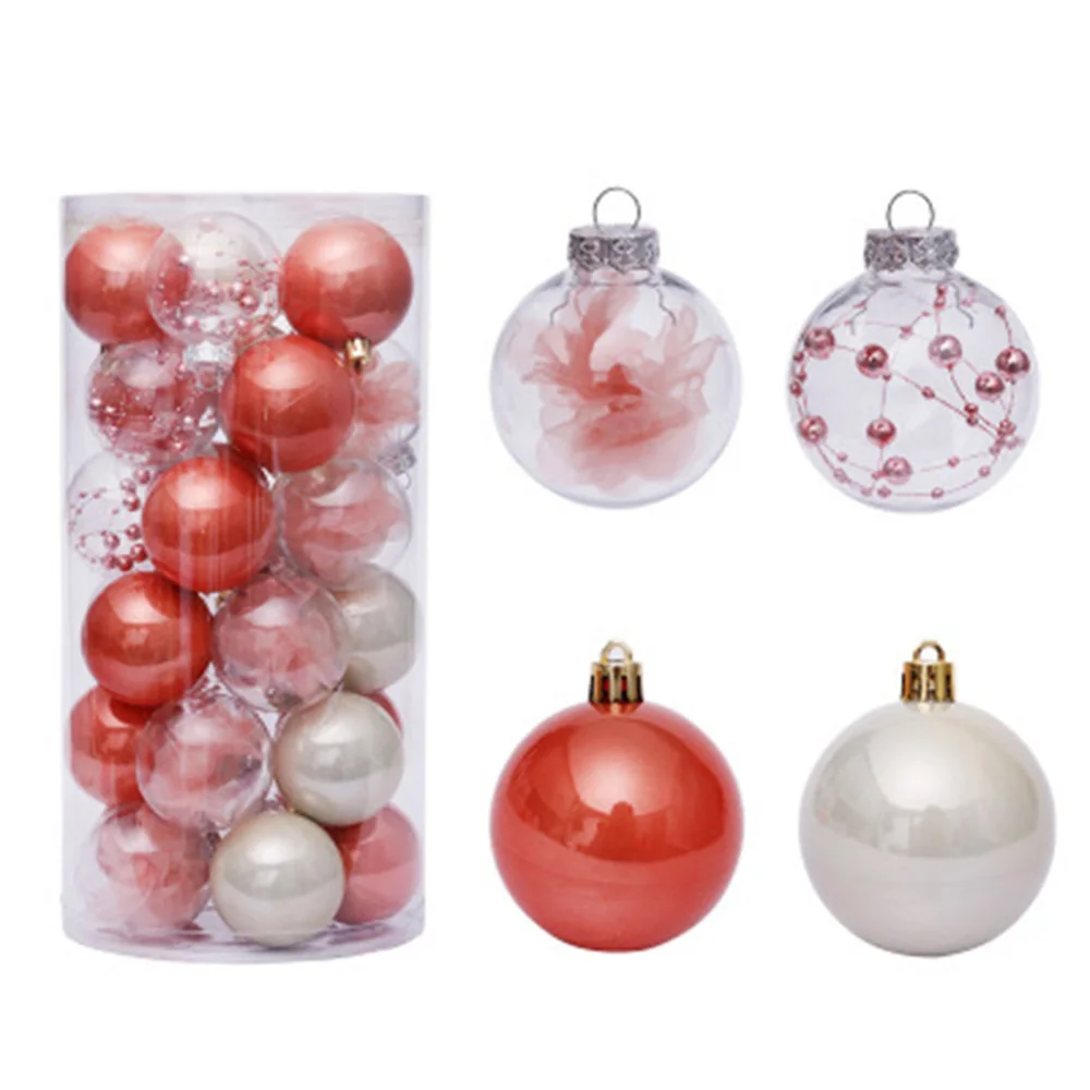 30pcs 6cm Shatterproof Christmas Transparent Ball Decoration Set Creative Baubles Pendant Christmas Tree Hanging Ball Decoration
30pcs 6cm Shatterproof Christmas Transparent Ball Decoration Set Creative Baubles Pendant Christmas Tree Hanging Ball Decoration