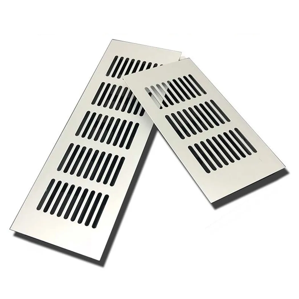 Aluminum Alloy Perforated Sheet Air Vent Silver Louvred Grill Ventilation Grille Cover For Wardrobes Cupboar Hardware Accessorie
Aluminum Alloy Perforated Sheet Air Vent Silver Louvred Grill Ventilation Grille Cover For Wardrobes Cupboar Hardware Accessorie