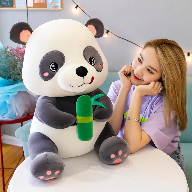 Новинка 2021, плюшевая игрушка для объятий, Бамбуковая гигантская панда, кукла для захвата, Детская компания, подарки для мероприятий, набивно...
Новинка 2021, плюшевая игрушка для объятий, Бамбуковая гигантская панда, кукла для захвата, Детская компания, подарки для мероприятий, набивно...