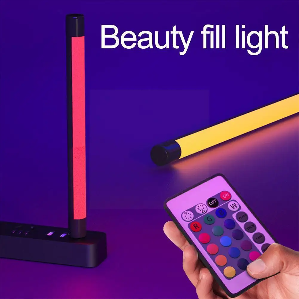 Portable LED Fill Light RGB Colorful Atmosphere Night USB Lamp Lighting Selfie Photography Beauty Light Stick Youtube Luzes O2X4
Portable LED Fill Light RGB Colorful Atmosphere Night USB Lamp Lighting Selfie Photography Beauty Light Stick Youtube Luzes O2X4