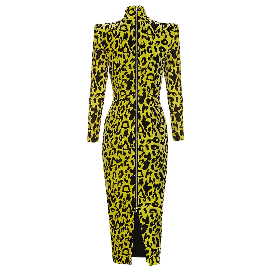 2021 Fashion New Women'S Sexy Long-Sleeved Stand Collar Split Leopard Velvet Dress Bodycon Club Party Long Dress Vestidos
2021 Fashion New Women'S Sexy Long-Sleeved Stand Collar Split Leopard Velvet Dress Bodycon Club Party Long Dress Vestidos
