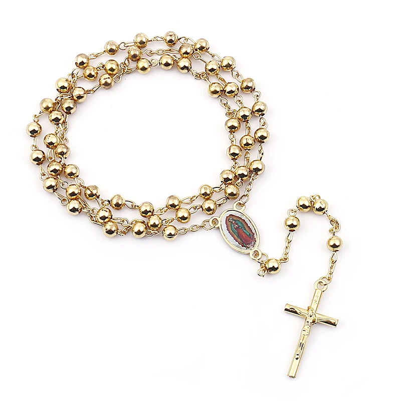 Иисус крест четки ожерелье винтажный кулон католический портретной фотографии